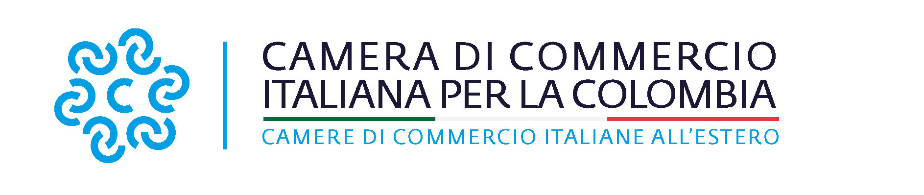 logo camera di commercio italiana per la colombia