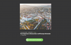 Generazioni mobili, Storie d'impresa dall'Italia all'estero - Fare impresa in Slovacchia e nell'Europa Orientale 