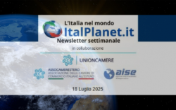 Newsletter ItalPlanet - 18 luglio 2025