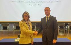 Ivana Jelinic, CEO di ENIT e Lorenzo Riccardi, Presidente CICC