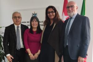 Incontro del Presidente di Assocamerestero, Mario Pozza, con l'Ambasciatrice di Cuba in Italia, Mirta Granda Averhoff