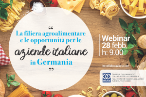 Webinar sulle opportunità dell'agroalimentare all'estero - Germania