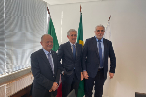 Direttore Generale del MAECI visita la sede della Camera di Commercio Italiana di Minas Gerais