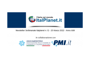 Newsletter ItalPlanet 25 marzo 2022