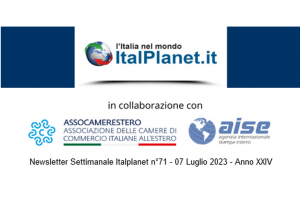 Newsletter ItalPlanet 7 luglio 2023