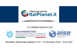 Newsletter ItalPlanet 3 novembre 2023