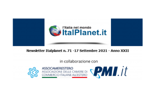 Newsletter ItalPlanet 17 settembre 2021