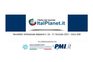 Newsletter ItalPlanet 31 gennaio 2022