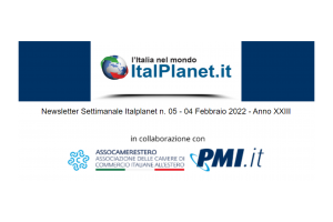 Newsletter ItalPlanet 4 febbraio 2022