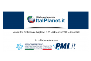 Newsletter ItalPlanet 4 marzo 2022