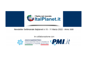 Newsletter ItalPlanet 11 marzo 2022