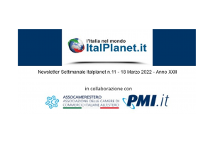 Newsletter ItalPlanet 18 marzo 2022
