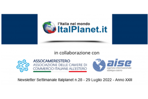 Newsletter ItalPlanet 29 luglio 2022