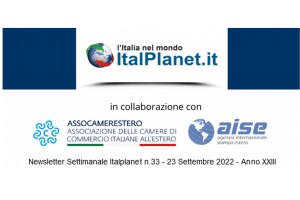 Newsletter ItalPlanet 23 settembre 2022