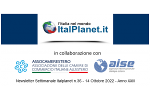 Newsletter ItalPlanet 14 ottobre 2022