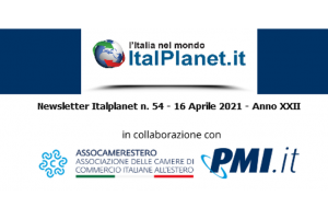 Newsletter ItalPlanet 16 aprile 2021