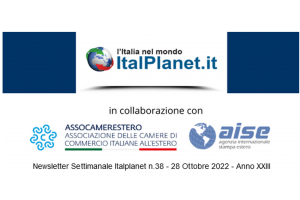 Newsletter ItalPlanet 28 ottobre 2022