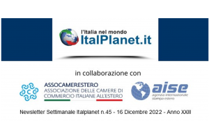 Newsletter ItalPlanet 16 dicembre 2022