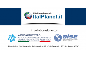 Newsletter ItalPlanet 26 gennaio 2023