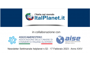 Newsletter ItalPlanet 17 febbraio 2023