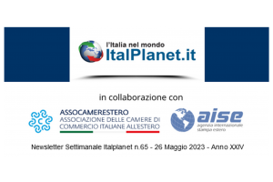 Newsletter ItalPlanet 26 maggio 2023