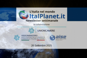Newsletter ItalPlanet - 26 settembre 2025