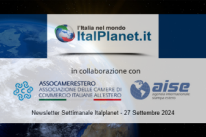 Newsletter ItalPlanet 27 settembre 2024