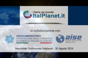 Newsletter ItalPlanet 30 agosto 2024