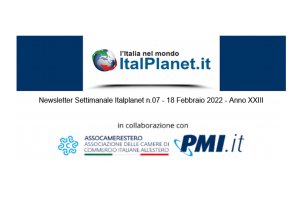 Newsletter ItalPlanet 18 febbraio 2022